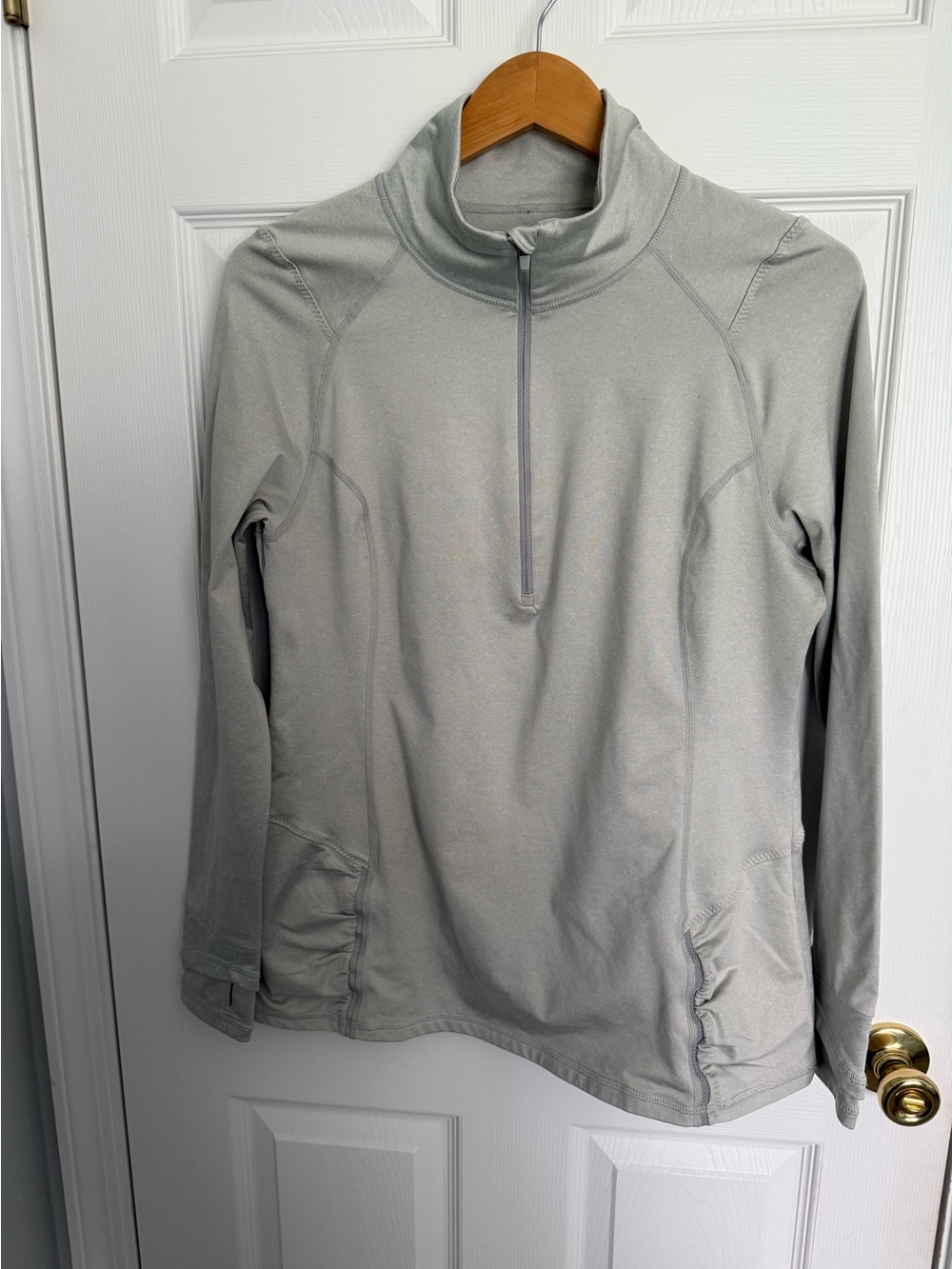 Layer 8 Light Green grey Performance Quarter-Zip